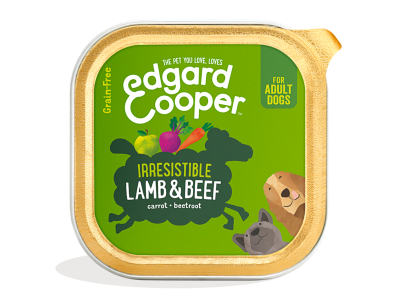 Edgard &Cooper vleeskuipje adult Lam