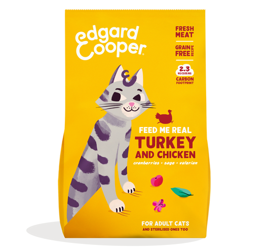Edgard &Cooper Cat adult kalkoen