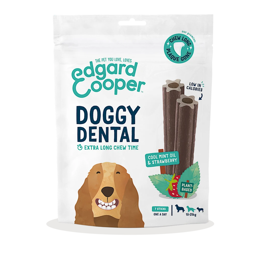 Edgard&Cooper Doggy Dental Munt & Aardbei