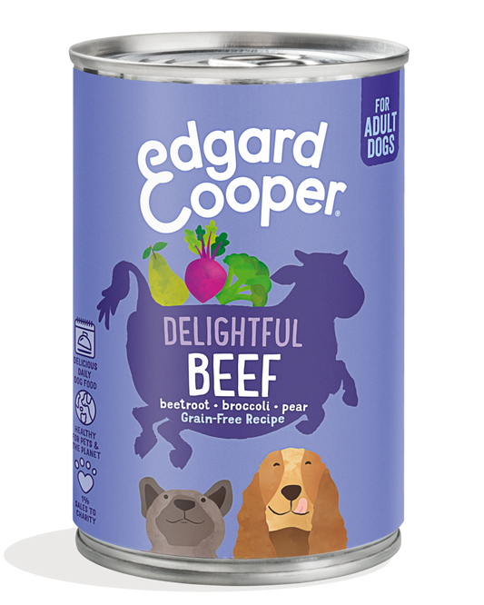 Edgard & Cooper Vleesblikken Adult Rund