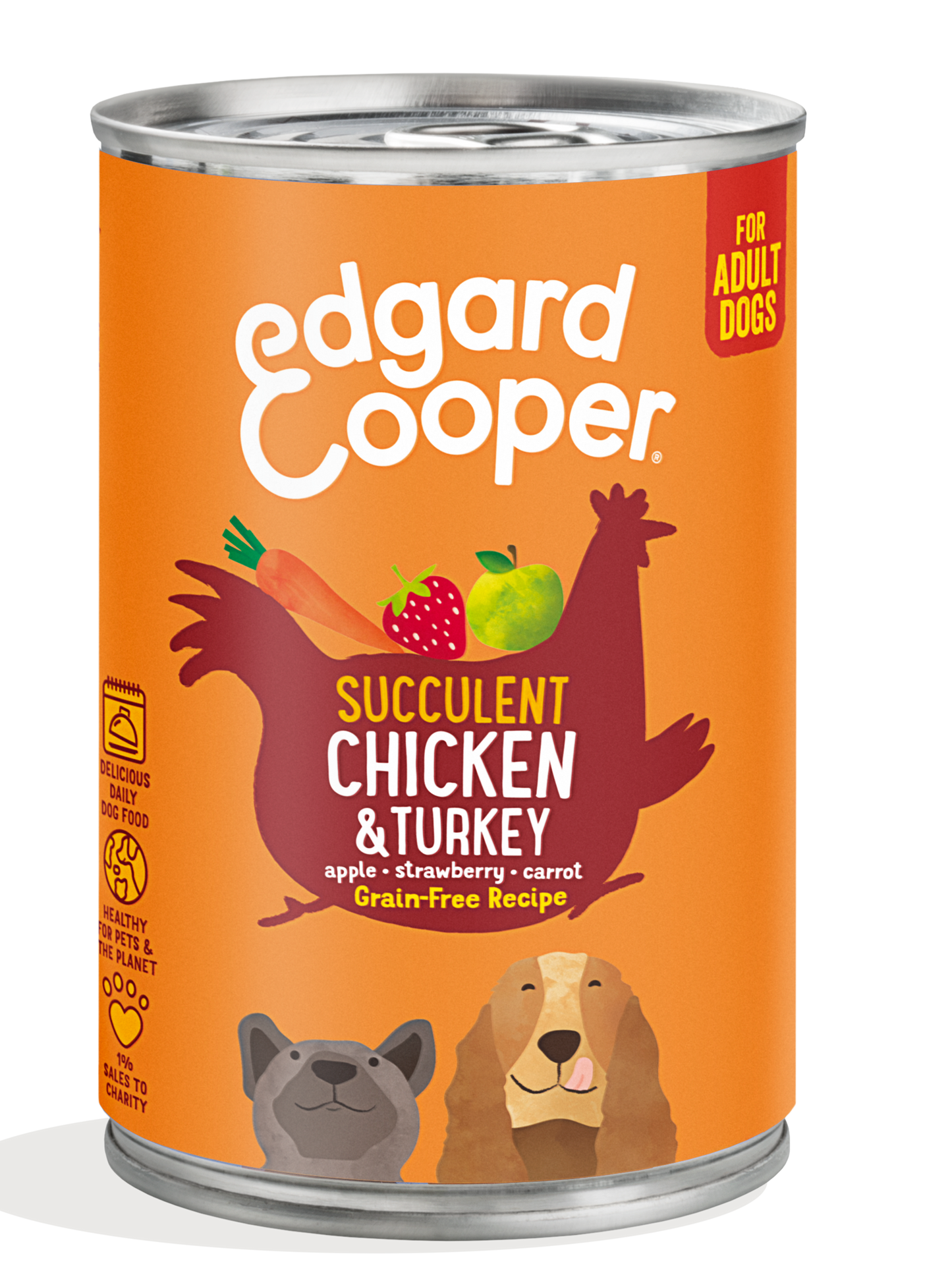 Edgard & Cooper Vleesblikken Adult Kip