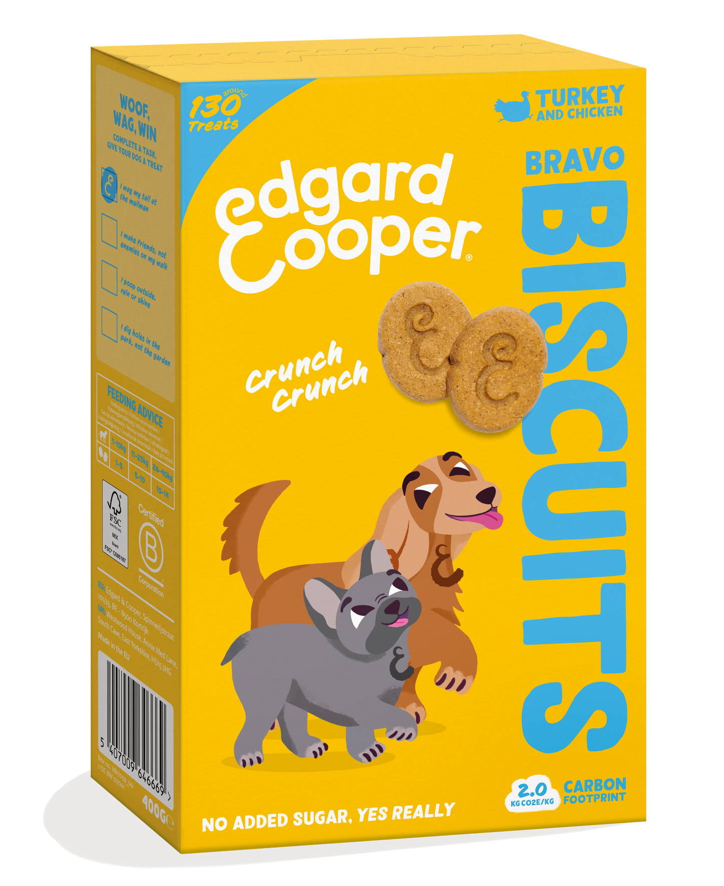 Edgard &Cooper biscuits kalkoen