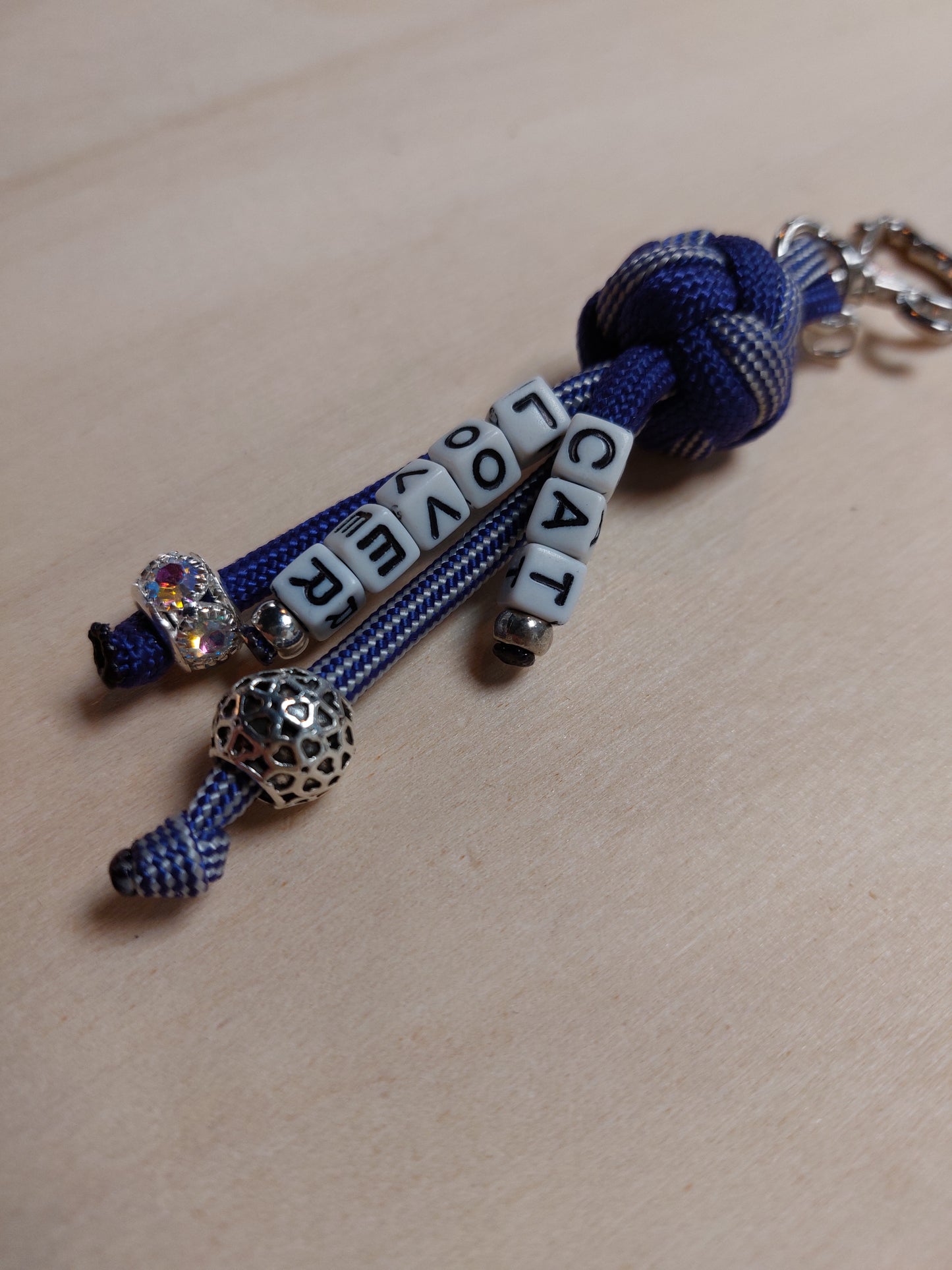 Bij-Zalme sleutelhanger Cat lover