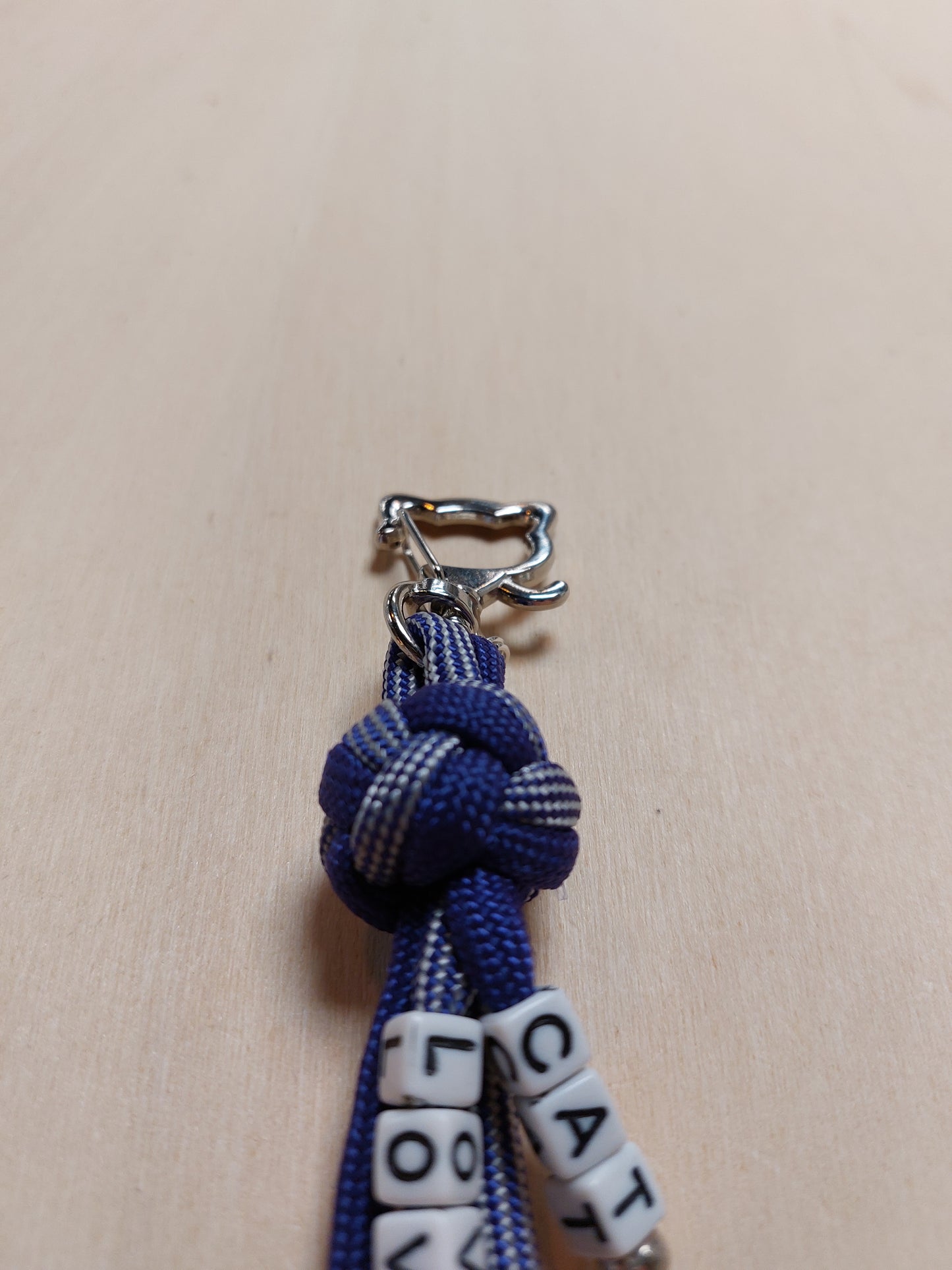 Bij-Zalme sleutelhanger Cat lover