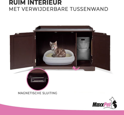 MaxxPet Houten kattenhuis