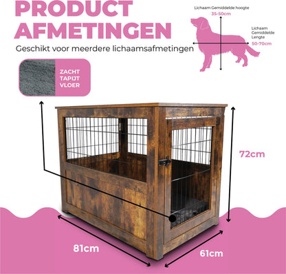 MaxxPet Houten honden bench