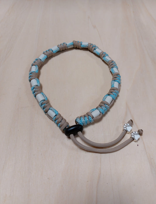 Bij-Zalme tekenband Creme/Blauw