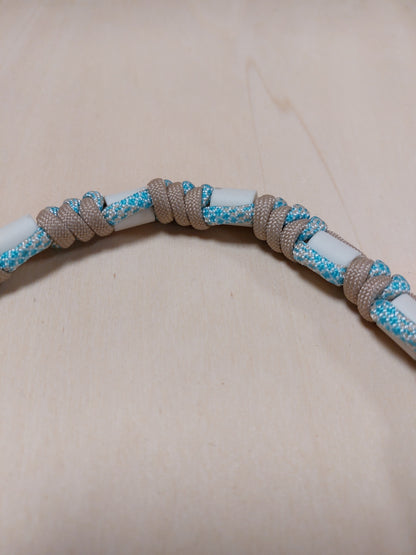 Bij-Zalme tekenband Creme/Blauw