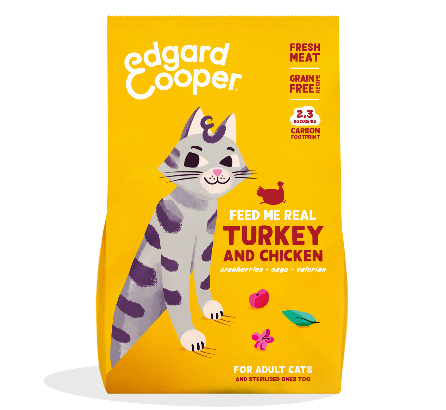 Edgard &Cooper Cat adult kalkoen