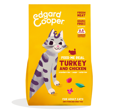 Edgard &Cooper Cat adult kalkoen