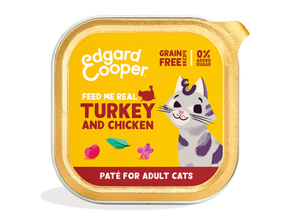 Edgard &Cooper paté adult kalkoen