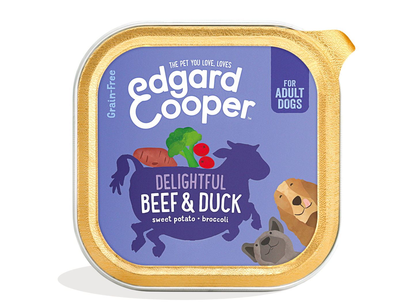Edgard &Cooper vleeskuipje adult beef
