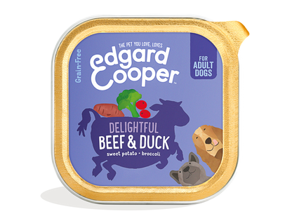 Edgard &Cooper vleeskuipje adult beef