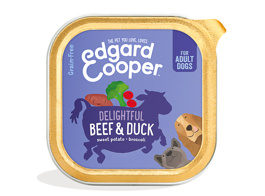 Edgard &Cooper vleeskuipje adult beef
