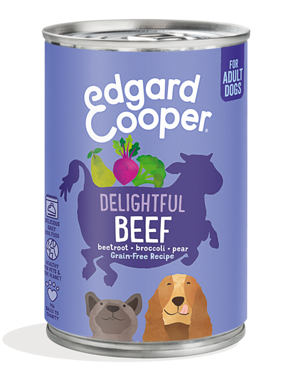 Edgard & Cooper Vleesblikken Adult Rund