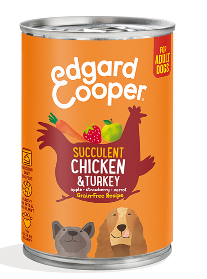 Edgard & Cooper Vleesblikken Adult Kip
