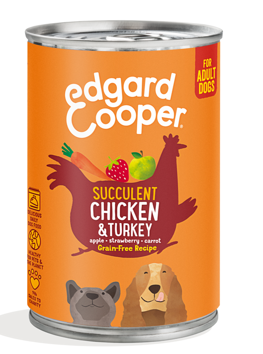 Edgard & Cooper Vleesblikken Adult Kip