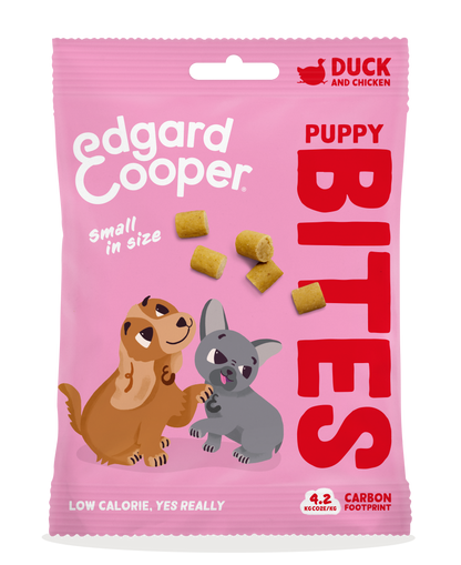 Edgard &Cooper bites puppy eend