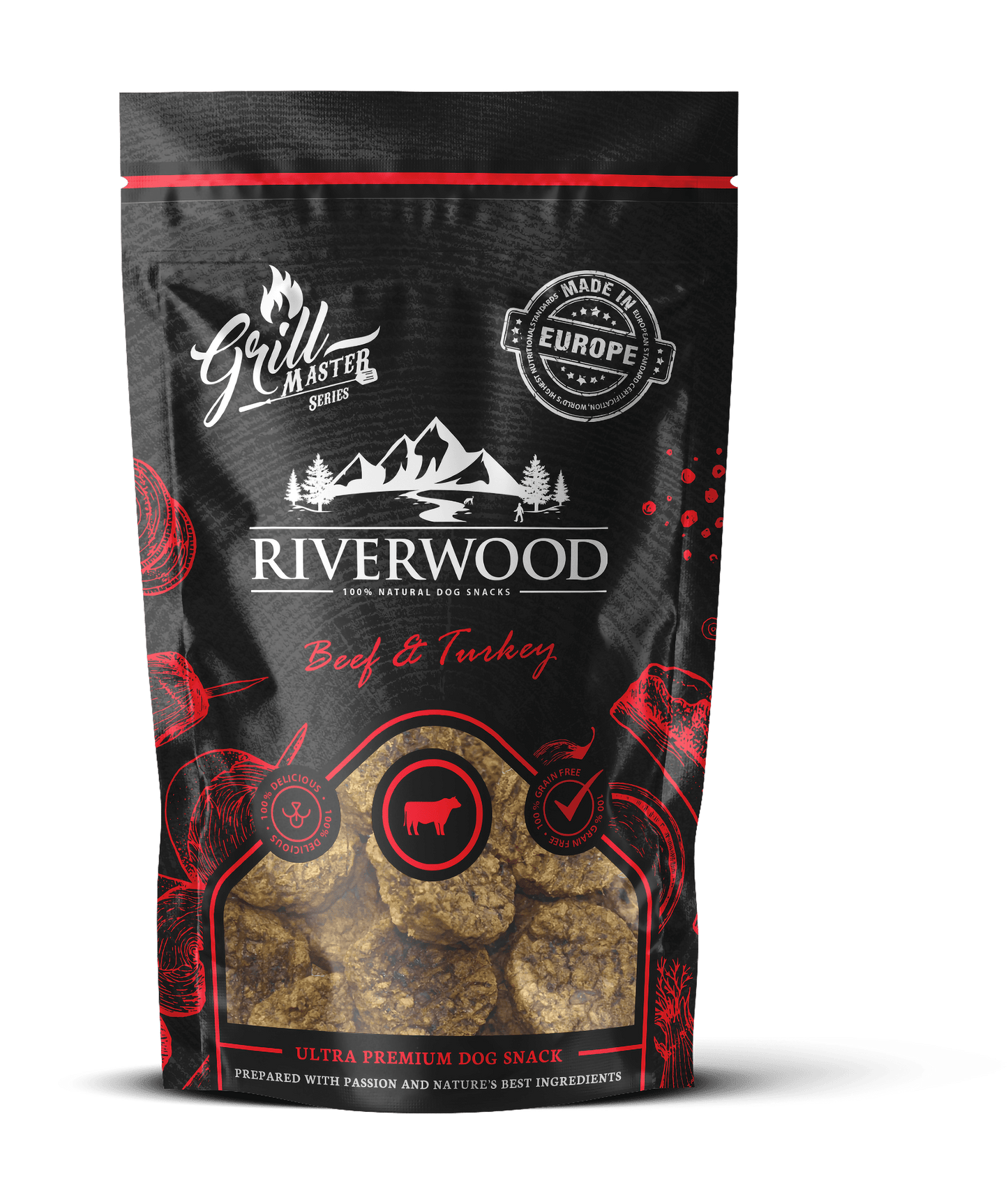 Riverwood Grillmaster rund 100 gram