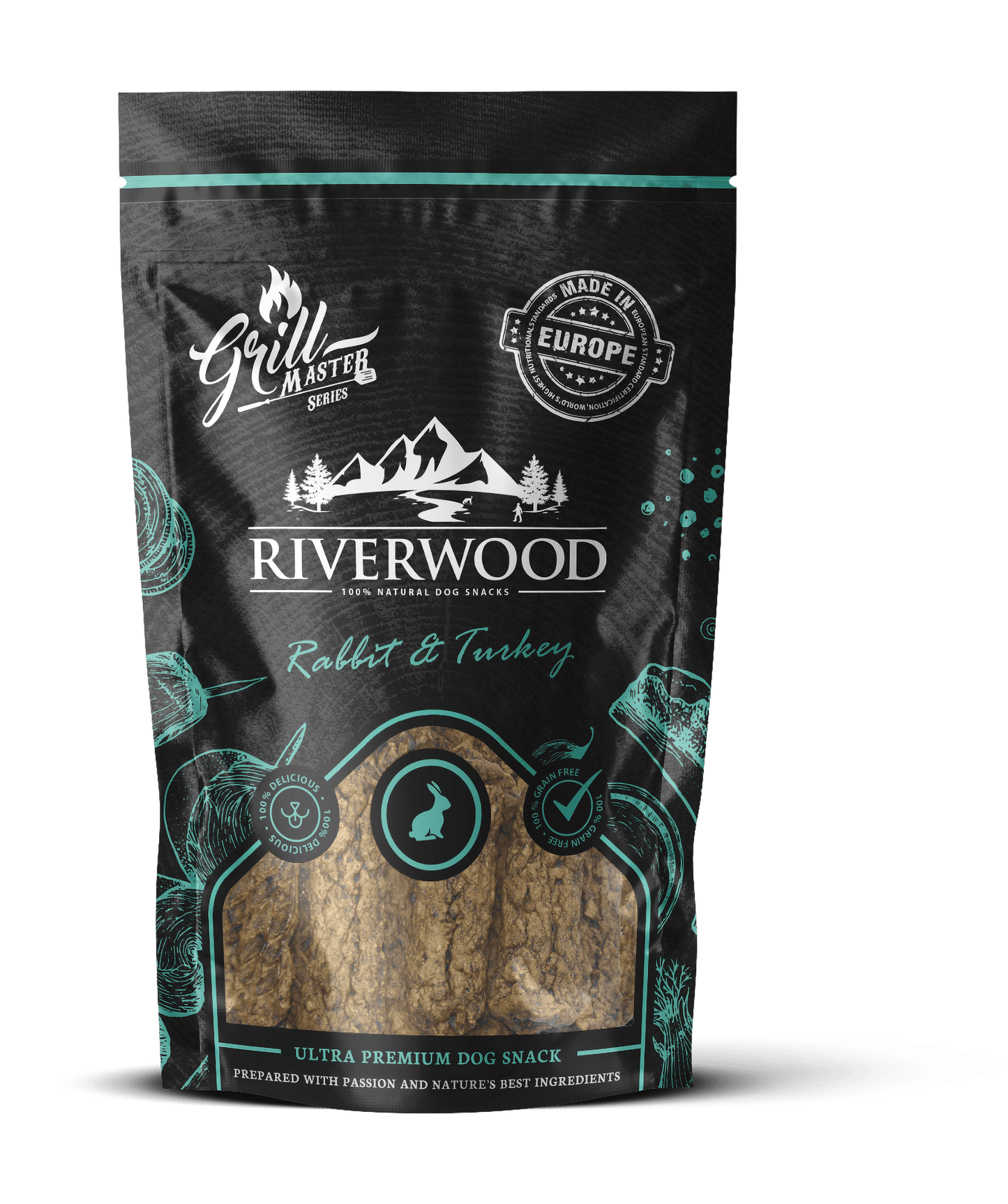 Riverwood Grillmaster konijn  100 gram