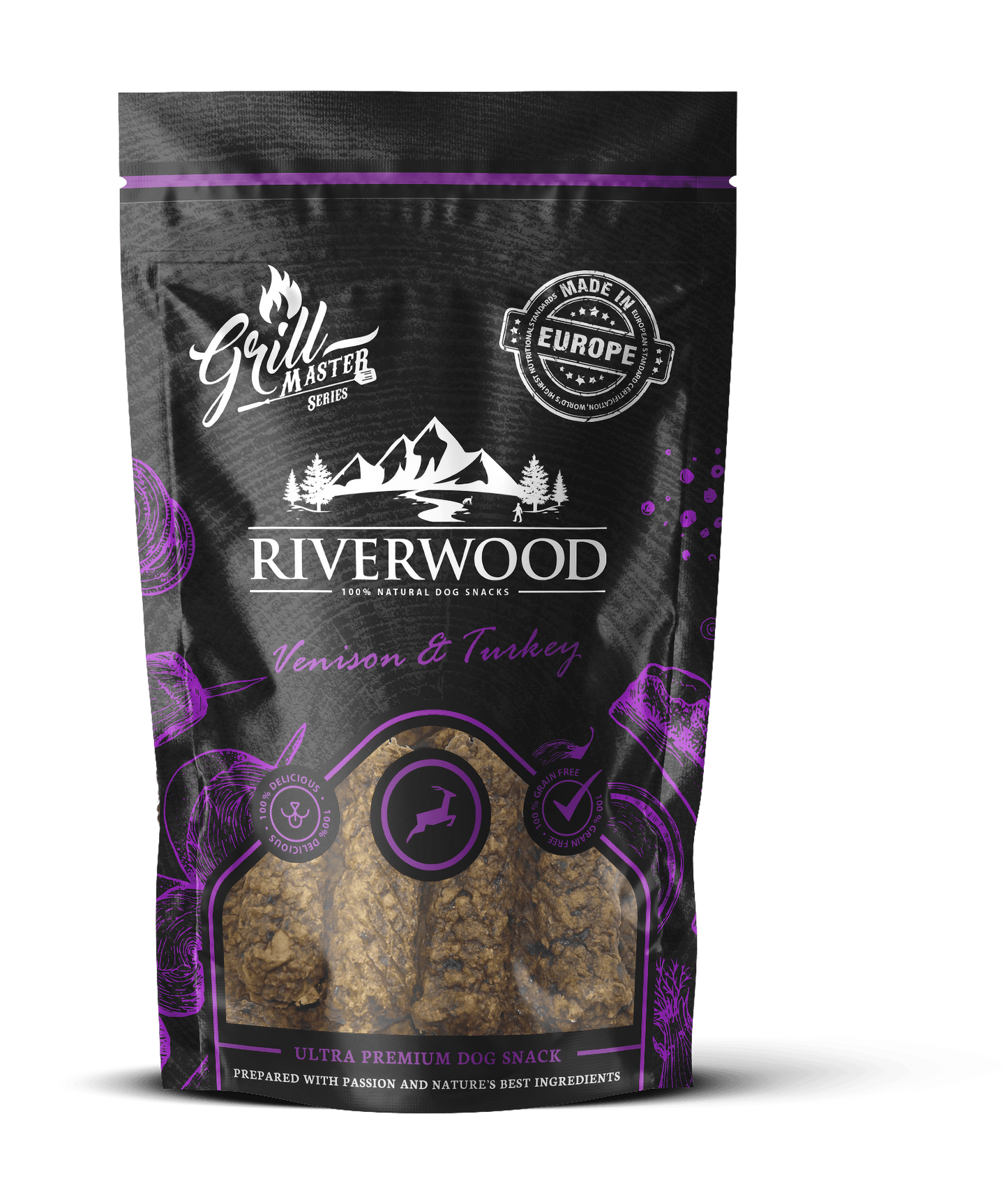 Riverwood Grillmaster hert  100 gram