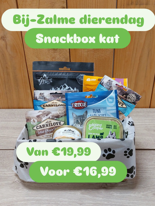 Bij-Zalme dierendag snackbox kat
